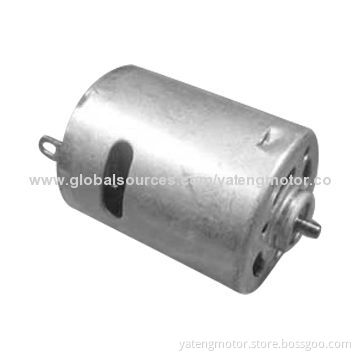 Carbon Brushes Motor with Round Shape, Design Can be Customized, 24V Nominal Voltage